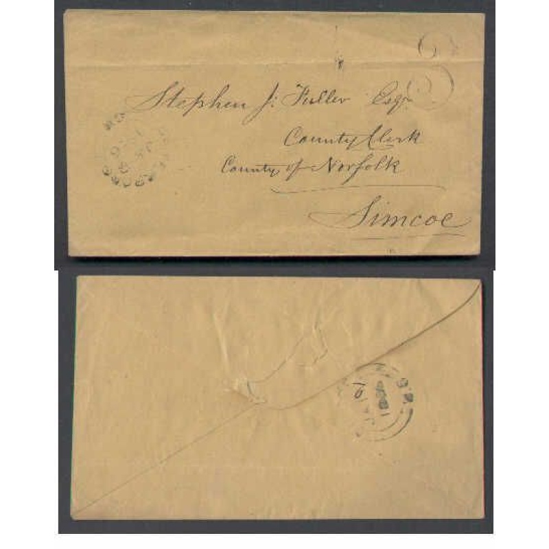 Canada-cover #4299-Peterborough cnty-Peterboro,CW-rated "3"-black-B/S Simcoe,UC