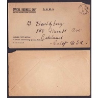 Canada-#9413-Stampless [ Official Business Only O.H.M.S. ]-Carcross,Yukon-Sp 11 1929-
