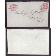 Canada-cover #14094-2c Hotel advert-The Davis House,Almonte-N.Bay & S.Ste. Marie