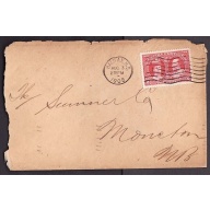 Canada-cover #10036 - 2c Tercentenary - Halifax , NS - Au 3 1908
