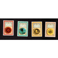 COCOS ISLANDS MNH SET OF 4 STAMPS SCOTT # 274 - 277 CURRENCY TOKENS