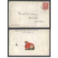 Canada-cover #5548-3c-Nipissing dist-Tor & North Bay RPO[ O384 RF 85]-De 6