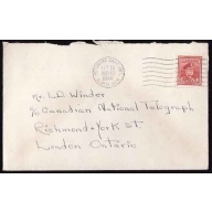 Canada-cover #11899-4c booklet stamp-military-Petawawa Camp-MPO 305-mac