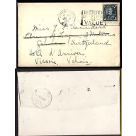 Canada-cover #10399-5c KGV-Switzerland-Frontenac Cnty-Kingston, Ont-Jul 9 19