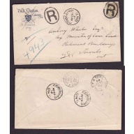 Canada-cover #14107-7c-regd Hotel advert-The Dunham-Cobourg,Ont-RPO