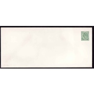 Canada-cover #5790-unused EN58a-postal stationery-1c pale green KGVI Off
