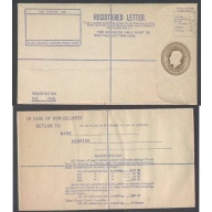 Canada-cover #4523 - 10c KGV unused reg'd envelope[RE 1]-