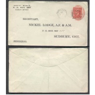Canada-cover #5074-3c-Sudbury District-Falconbridge,Ont -Jan 24 1934