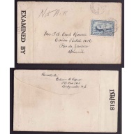 Canada-cover #14024-6c-Brazil-Bridgewater, NS-Jun 6 1945-M/S-Not Air