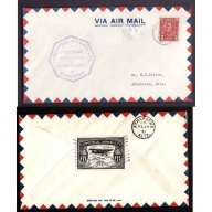 Canada-cover CL48-#14045-2c-Commercial Airways Fe 24 1931 Edmonton to