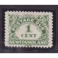 Newfoundland-Sc#J1- id71-unused LH og 1c Postage Due-1939-perf 11x9