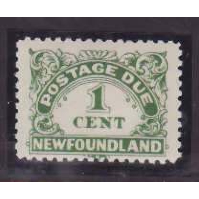 Newfoundland-Sc#J1- id71-unused LH og 1c Postage Due-1939-perf 11x9