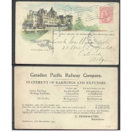Canada-cover #5147-1c to Belgium-Place Vigor Hotel-(CPR 43B)-Ostende-Dec 5 1903