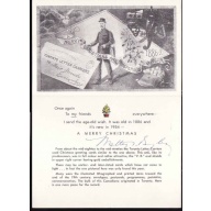 Canada-cover  #10023 -Toronto Letter Carriers 1886 Xmas card reproduction by Walter Bayley