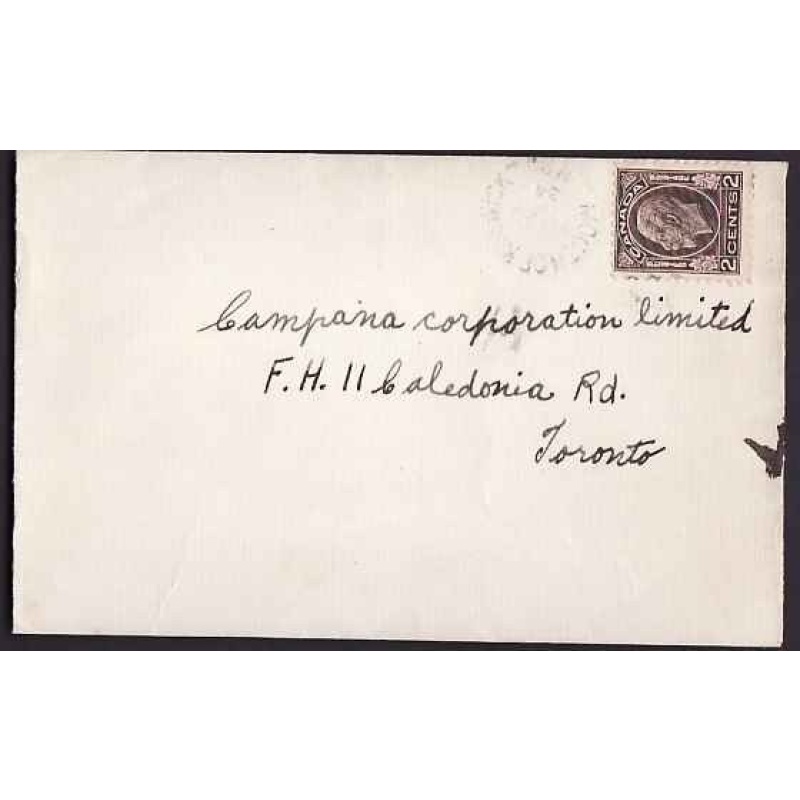 Canada-cover #10263-2c KGV medallion-Mouth of Keswick, NB-Mr 23 1934