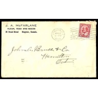 Canada-cover #12027-2c KEVII-Kingston, Ont-Apr 17 1908-CC advertising