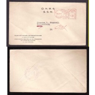 Canada-cover #14344-1c meter-Montreal,Quebec-dec 28 1944-Wartime