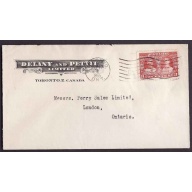 Canada-cover #11916-3c KGV [#213]-Toronto, Ont-Sep 17 1935-CC ad De