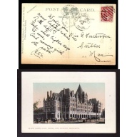 Canada-cover #4352b -  2c KEVII - Glenboro, Man- Ap 29 1910-Stockton Station