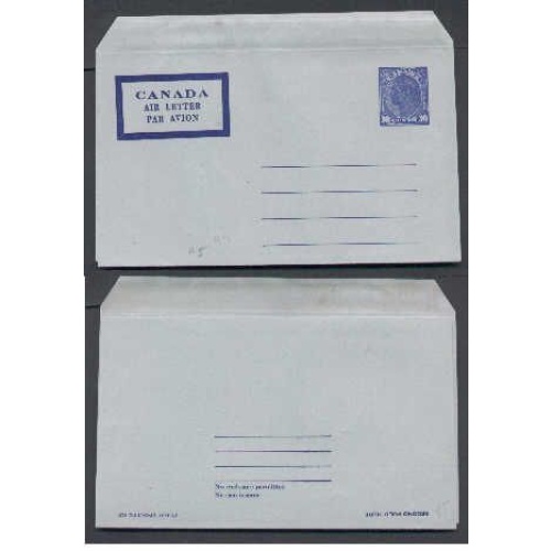 Canada-cover #5400 - 10c Airletter - unused - A5 -