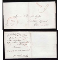 Canada-#11310 - Stampless folded letter to James Pringle Esq, District Agent, Corn