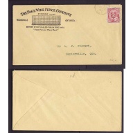 Canada-cover #14117-2c advert-The Page Wire Fence-Walkerville,Ont
