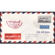 Canada-cover #12829-1.80 Kcs First Flight Prague-Montreal [AAMC 7007c]-Praha