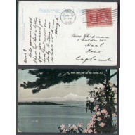 Canada-cover #5829-2c-Victoria,BC-2c Empire p/c to England-Mount Baker
