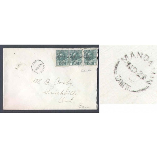 Canada-cover #9901-1c(3) Admiral-Lambton Cnty-Mandamin,Ont -No 23 1918