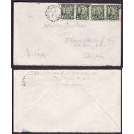 Canada-Scan #9481 -   2c(4) KGV scroll to Austria - Bruce County - Port Elgin ,