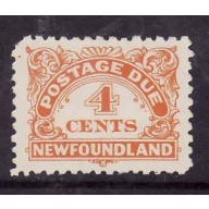 Newfoundland-Sc#J4a- id8-unused hinged 4c postage due-perf 10.5