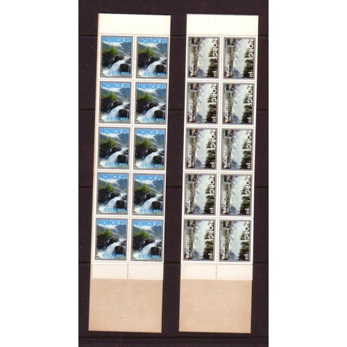 Norway Sc 693a-694a 1977 Europa stamp set in booklets mint NH