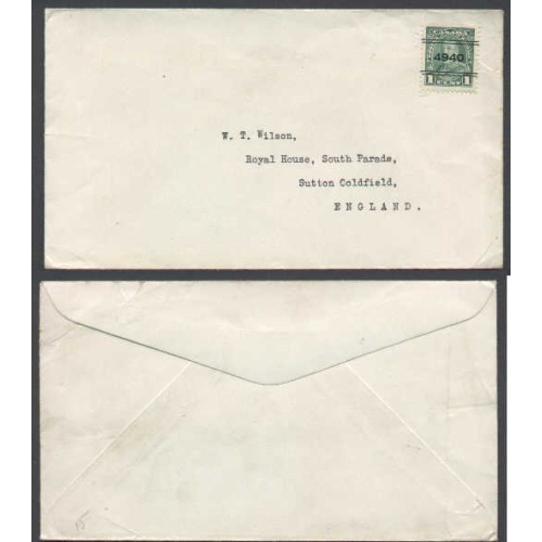 Canada-#10982 - 1c KGV pictorial precancelled #4940 [ Windsor ] - 1c printed m