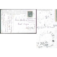 Canada-cover #5651 - 1c Edward -Henderson Vale,Que-Millfield,Que-De 25 1907-