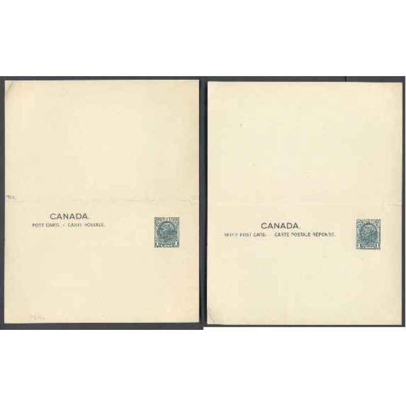 Canada-cover #5999-1c green&1c green CBN Medallion postal stationery-P64a unused -