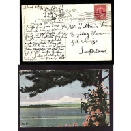 Canada- #7652-2c KEVII on postcard to Switzerland-Victoria,BC-Mar 6 1909 -