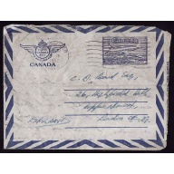 Canada-#8751-10c Air Letter sheet [ A13]-England-Vancouver,BC-Mar 10 1952-