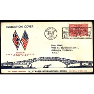 Canada-#10541 - 3c KGVI coronation - Lambton County - Sarnia, Ont - Oct 8 1938 -
