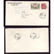 Canada cover #14174–10c+4c regd-York Cnty-Toronto,Ont SO 47-Ap 01[inverted 10