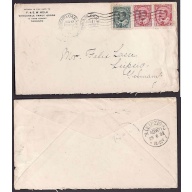 Canada-cover #10100-1c+2c(2) Edwards-Leipzig,Germany-York Cnty-Toronto,On