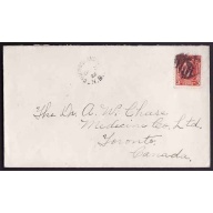 Canada-cover #10241-3c KGV medallion-Cumberland Bay, NB- De 27 1932 -