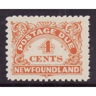 Newfoundland-Sc #J4a-4c unused,og,NH Postage Due,perf 10-id5-1939-
