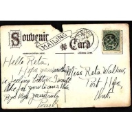 Canada-cover #10149-1c KEVII-p/c-L&A Cnty-Odessa,Ont cds-fancy cork cancel-