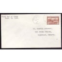 Canada-cover #13517-8c Farm scene #268-FDC-Woodstock, Ont-Sp 16 1946