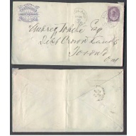 Canada-cover #5339-2c-Simcoe Cnty-Midland,Ont-advertising-Burton & Bro.