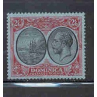 Dominica Sc79 1923 2/6d G V & Seal stamp mint