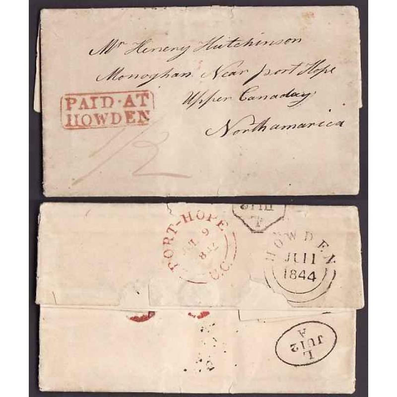 GB cover #10842-Transatlantic mail-Stampless-Newsholme,GB-June 6 1844-Cunnard