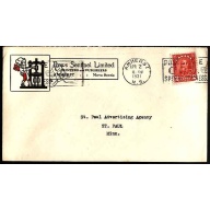 Canada-#10886 - 2c KGV arch to USA - Amherst, N.S. - Ap 2 1931 - CC illustrated