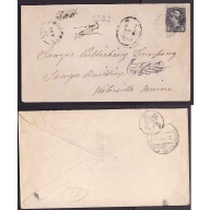 Canada-#11015 - 8c Small Queen registered-Carlton County - Mosgrove, Ont s