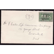 Canada-#11087 - 2c Confederation - Lincoln County - Jordan, Ont single broken